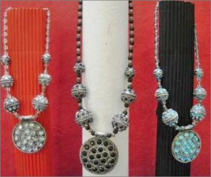 Ladies Designer Oxidized Necklace Gender: Women