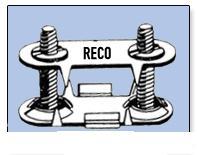 Conveyor Belt Fasteners - RECO Solid Plate, 9 Sizes for Tough Material Handling Applications