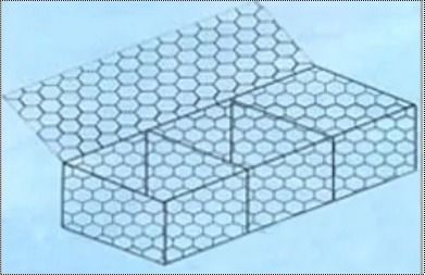  सिल्वर स्टेनलेस स्टील गेबियन बास्केट 