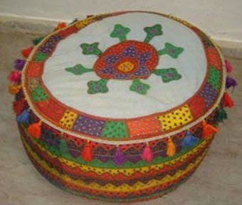 Multi Designer Handmade Muddha Stool