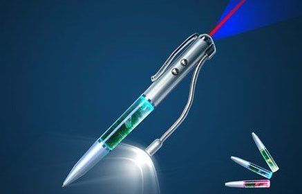 Led Flexible Pen With Laser Light