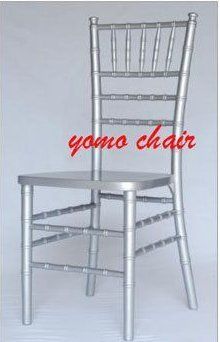 Easy To Clean Silver Finish Chiavari Chairs