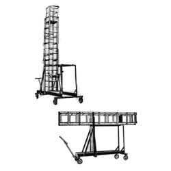 Tiltable Telescopic Tower Extention Ladders