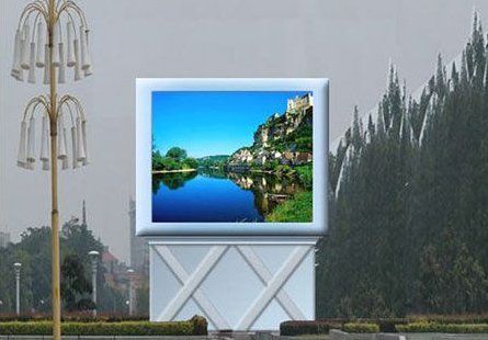 16Mm Outdoor Full Color Led Display Brightness: 6500 Cd/M Sq