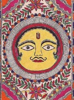 Handmade Indian Madhubani Painting