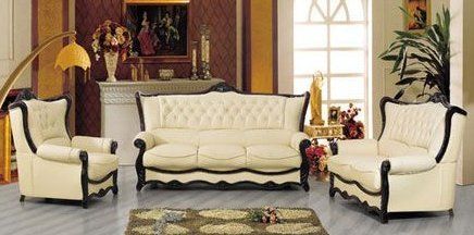 Designer Leather Sofa Set