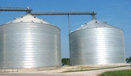 Steel Industrial Flat Bottom Silos