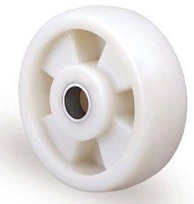 White Nylon Castor Wheels Wheel Size: Vary