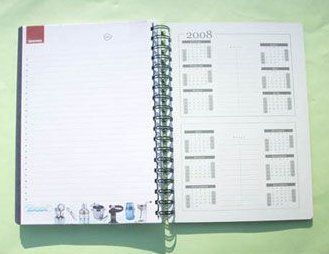 Pp Cover Notebook With Calendar Use: Office