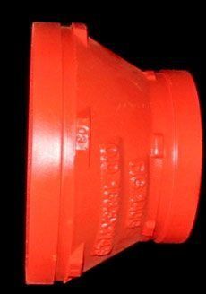 Red Both Ends Grooved Concentric Reducers