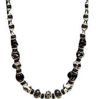 Black Designer Artificial Beads Necklace