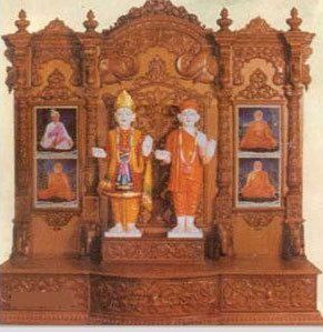 Handcrafted Hindu Wooden Temple