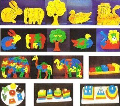 Vary Kids Wooden Jigsaw Puzzles