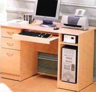 Durable Modular Wooden Computer Table