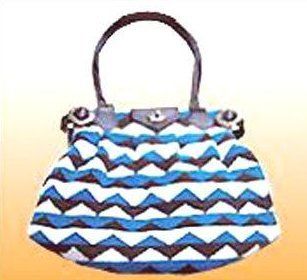 White-Blue Women Fashion Tote Bags