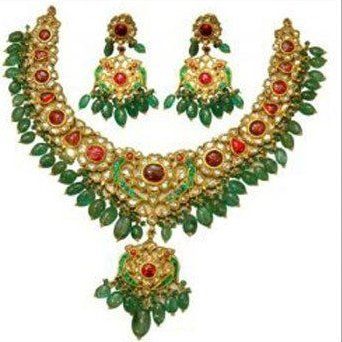 Designer Antique Kundan Necklace Set