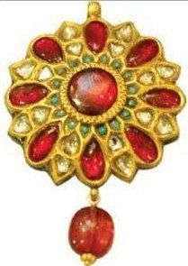 Designer Antique Kundan Pendant Gender: Women