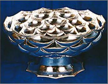 Designer Silver Fruit Bowl 