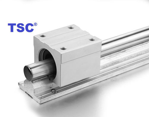 Linear Shafts With Aluminium Bottom Support And Linear Bearing