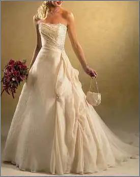 Designer Polyester Wedding Dress