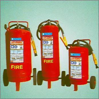 Dry Chemical Powder Extinguishers (Trolley Mounted) Application: Industrial And Domestic