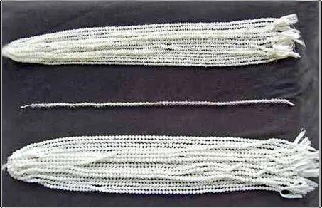 White Colored Rainbow Strands Gender: Women