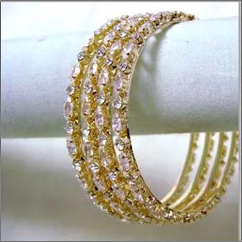 Fashion Womens Designer Gemstone Bangles