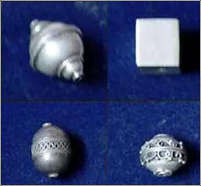 Customized Shapes Silver Beads