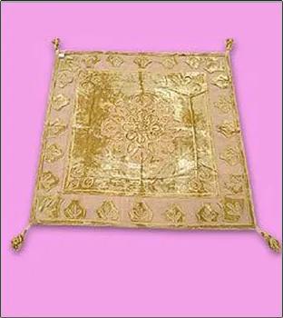 Various Colors Are Available Designer Embroidered Table Covers 