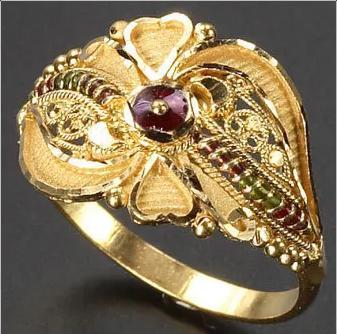 Woimens Designer Gold Rings - Gold Material, Various Sizes Available | Stylish Design, Perfect for Gifting, Ideal for Anniversaries and Weddings