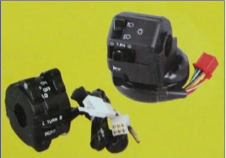 Black Combination Switches For Two And Three Wheeler