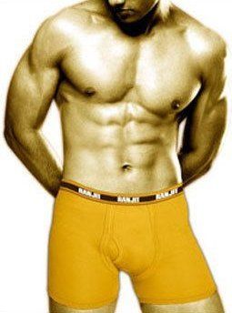 Cotton Captain Yellow Mens Trunks