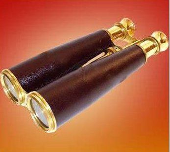 Exclusive Brass And Bone Binoculars Size: Vary