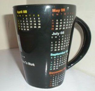 Vary Calendar Printed Ceramic Mugs