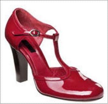 Ladies Red High Heel Sandals