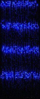 Blue Decorative Led Waterfall Light