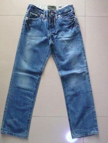 Washable Mens Blue Denim Trouser