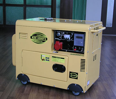 Yellow Excellent Performance 6Kva Diesel Generator