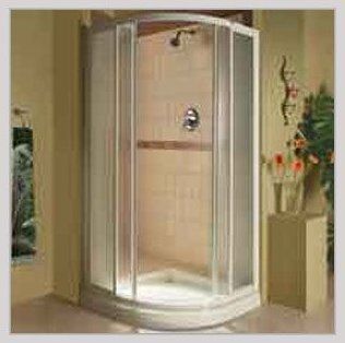 Fully Transparent Shower Enclosure