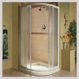 Oval Fully Transparent Shower Enclosure