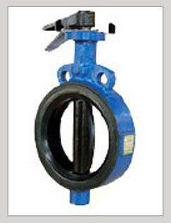 Black and Blue Diaphragm Butterfly Valve