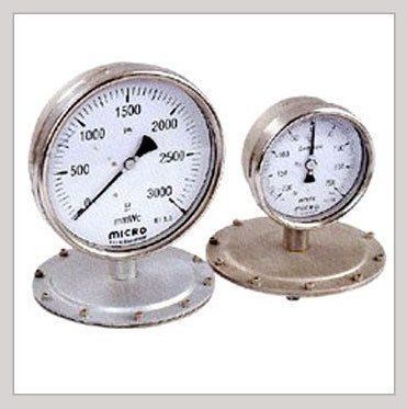 Polished Schafter And Low Pressure Diaphragm Pressure Gauges