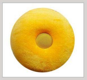 Round Yellow Speaker Pillow