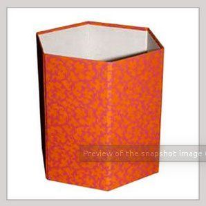 Handmade Paper Dust Bin Cover - Color: As Per Demand