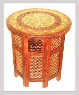 Handmade Wooden Round Table