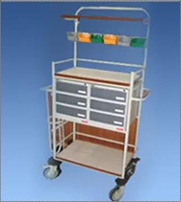 Steel Portable Hospital Crash Cart