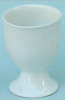 White Crockery Egg Cup