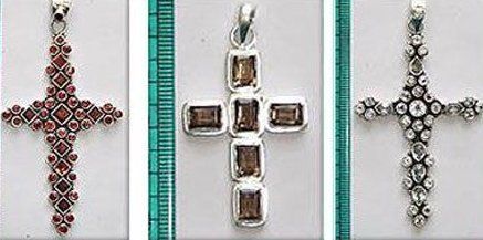 Jesus Cross Silver Pendants Gender: Unisex