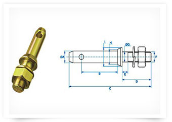 Cultivator Tiller Pins