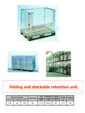 Folding And Stackable Retention Unit